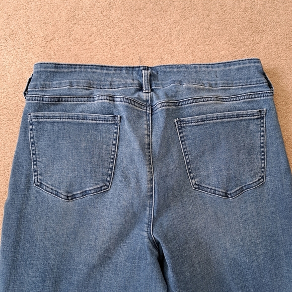 NYDJ Girlfriend Jeans Womens 10 Blue Denim Stretch Lift Tuck Technology - Picture 10 of 11